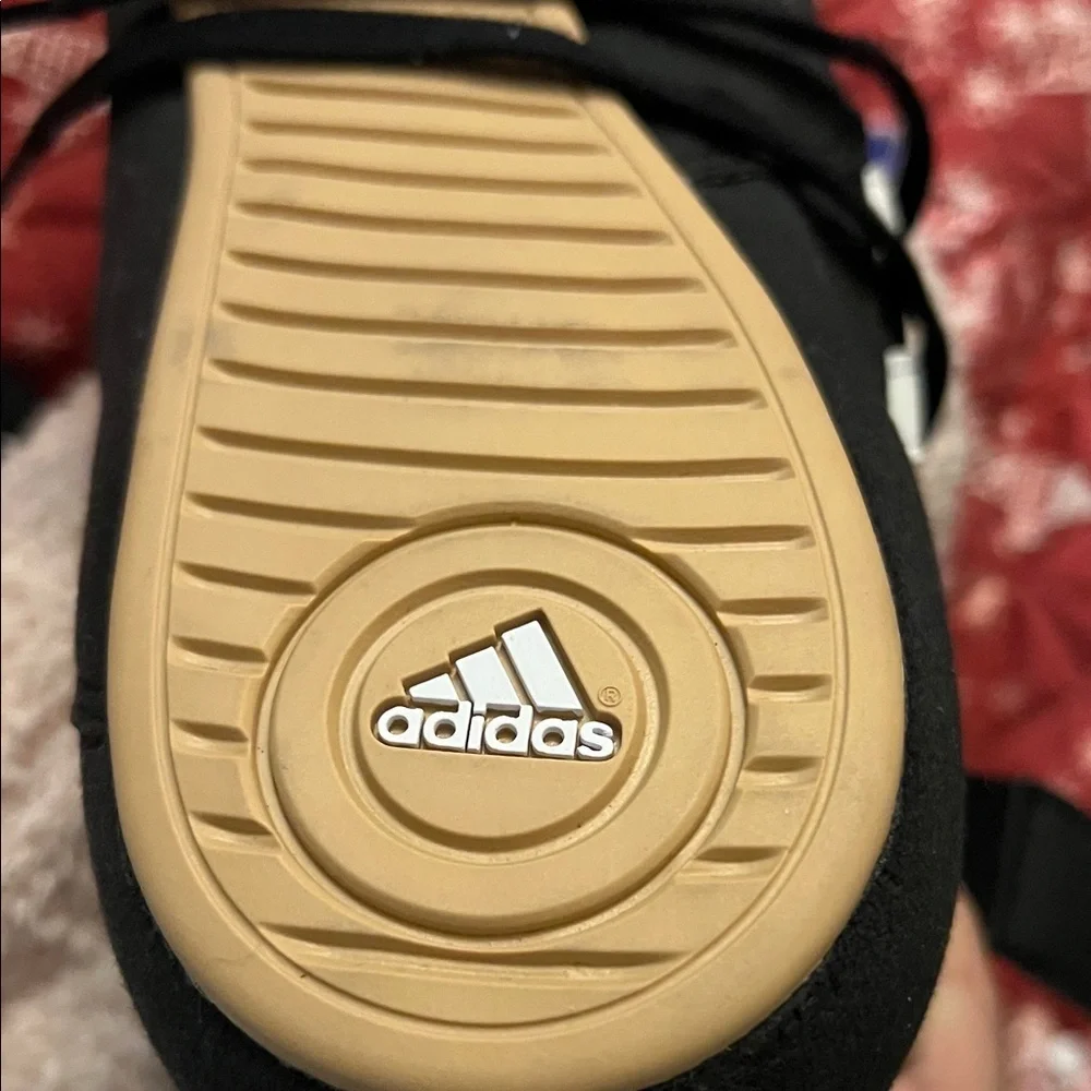 Adidas Black and White High-Tops